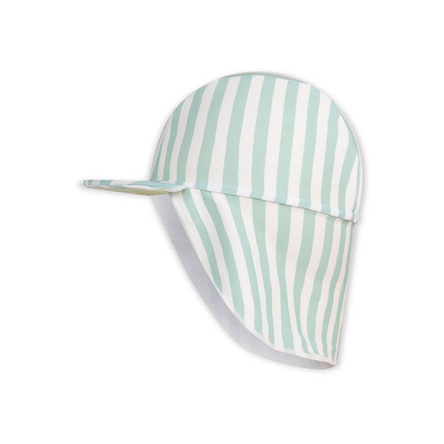 Casquette de soleil - Vert/Blanc - Rayé - 0/2 Ans