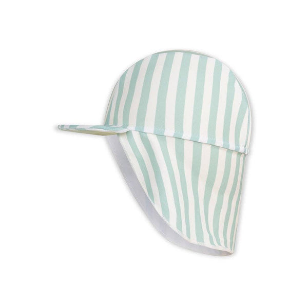 Casquette de soleil - Vert/Blanc - Rayé - 0/2 Ans