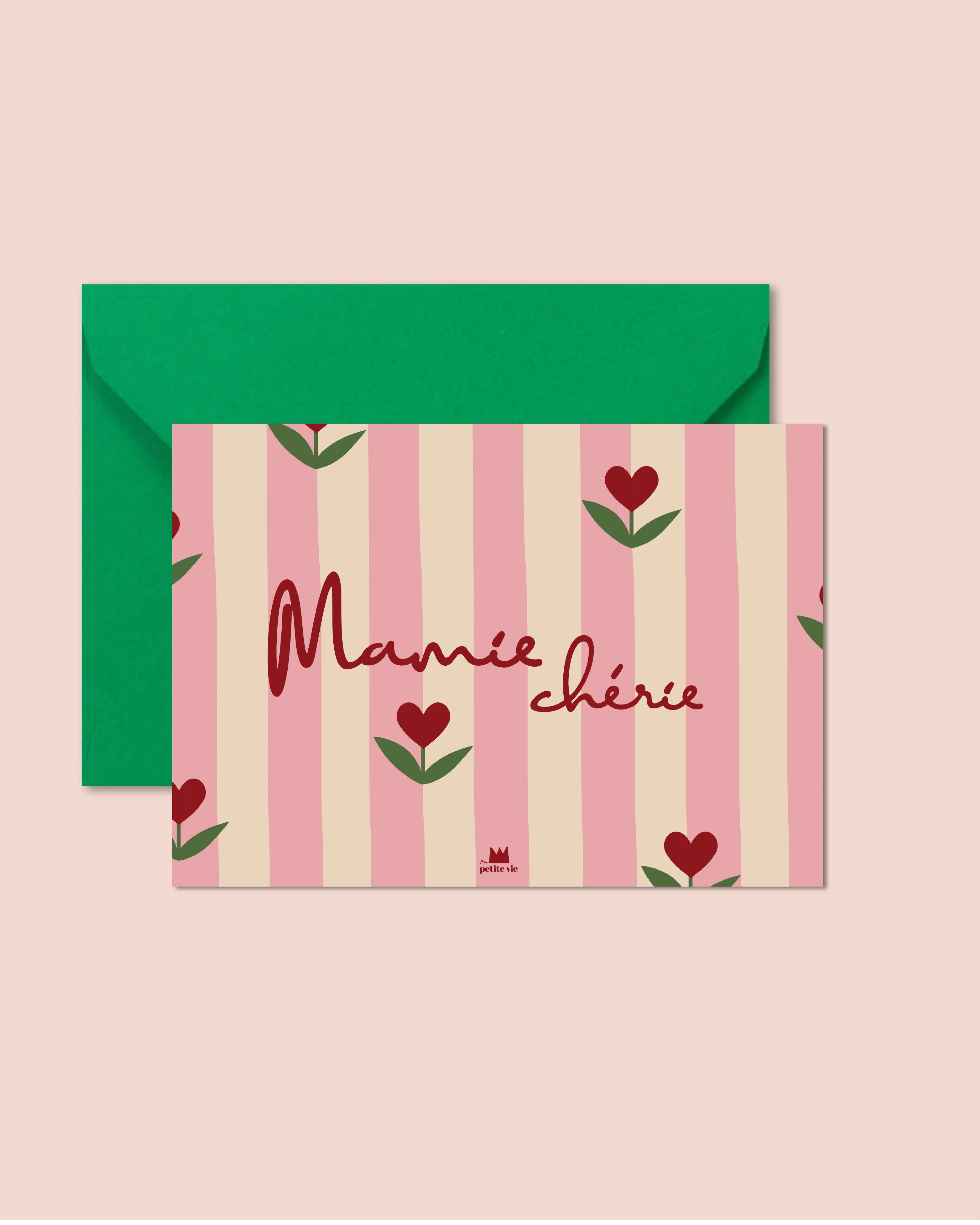 Carte "Grand-mère" : Mamie Chérie (avec enveloppe)