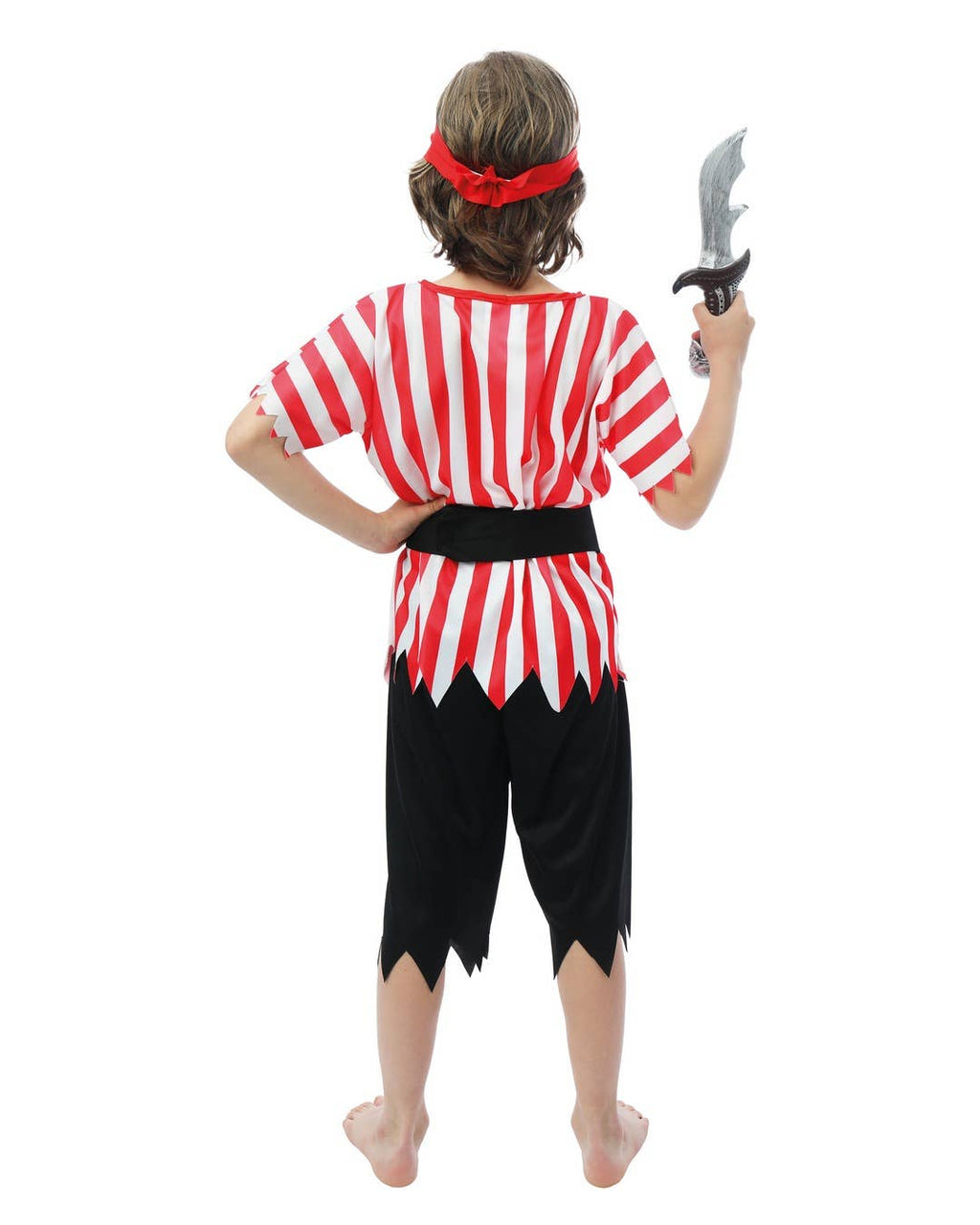 Costume Pirate - Rouge - Garçon - 7/9 Ans