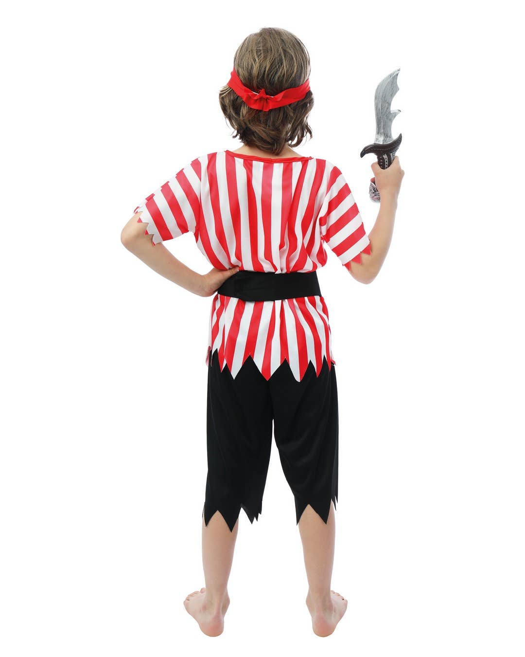 Costume Pirate - Rouge - Garçon - 7/9 Ans