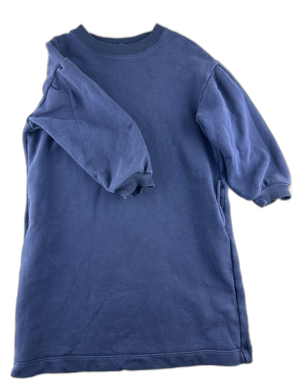 Uniqlo - Robe sweat-shirt marine - taille 3-4 ans - seconde main