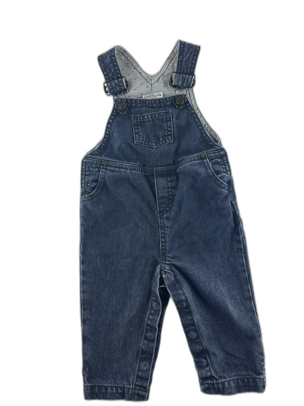 Cyrillus - Salopette en jean bleu denim - taille 12 mois - seconde main