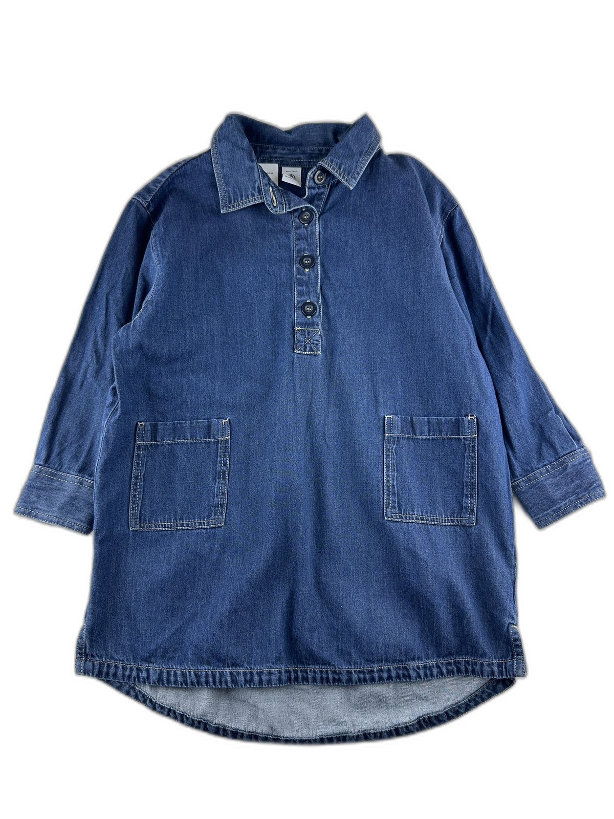 Petit bateau - Robe bleu denim- taille 6 ans / 116 cm - seconde main