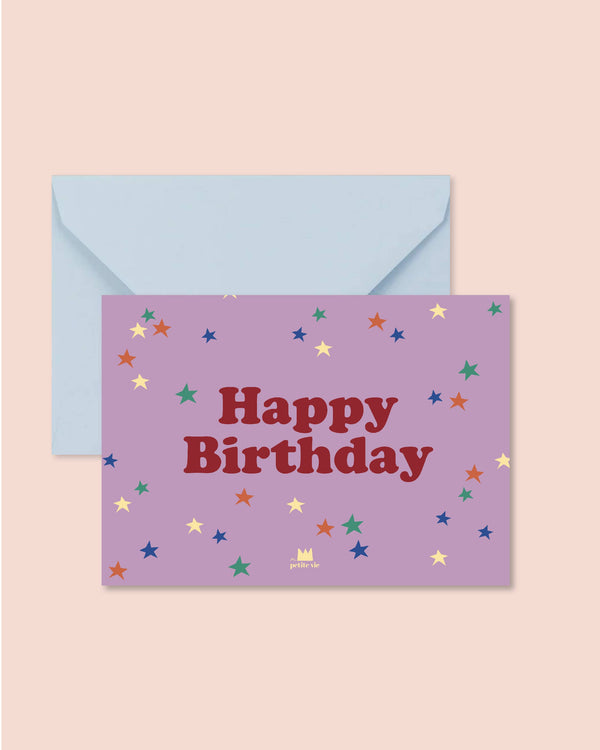 Carte "Anniversaire" : Joyeux anniversaire (avec enveloppe)