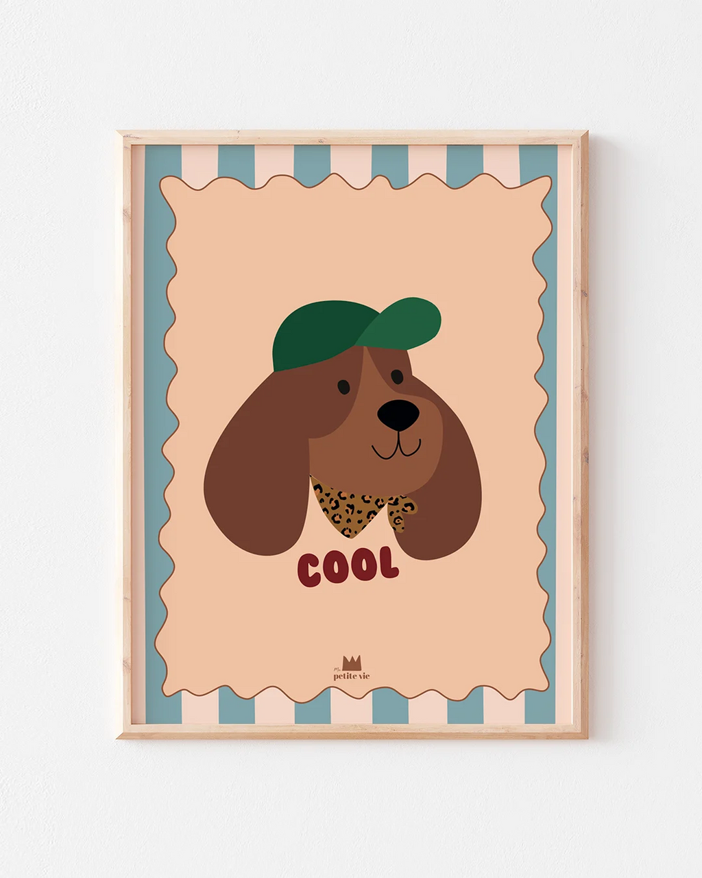 Affiche – Portrait chien cool