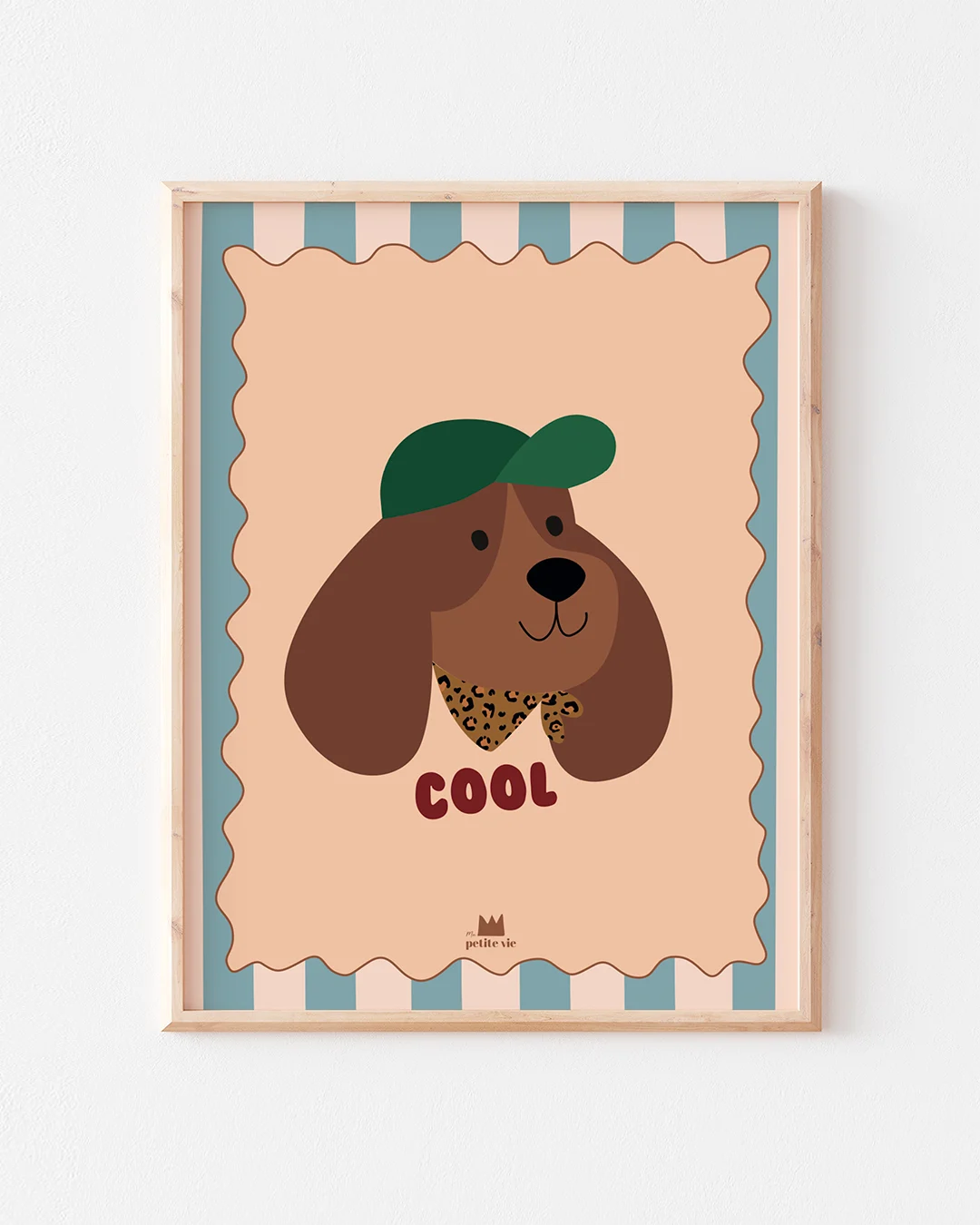 Affiche – Portrait chien cool