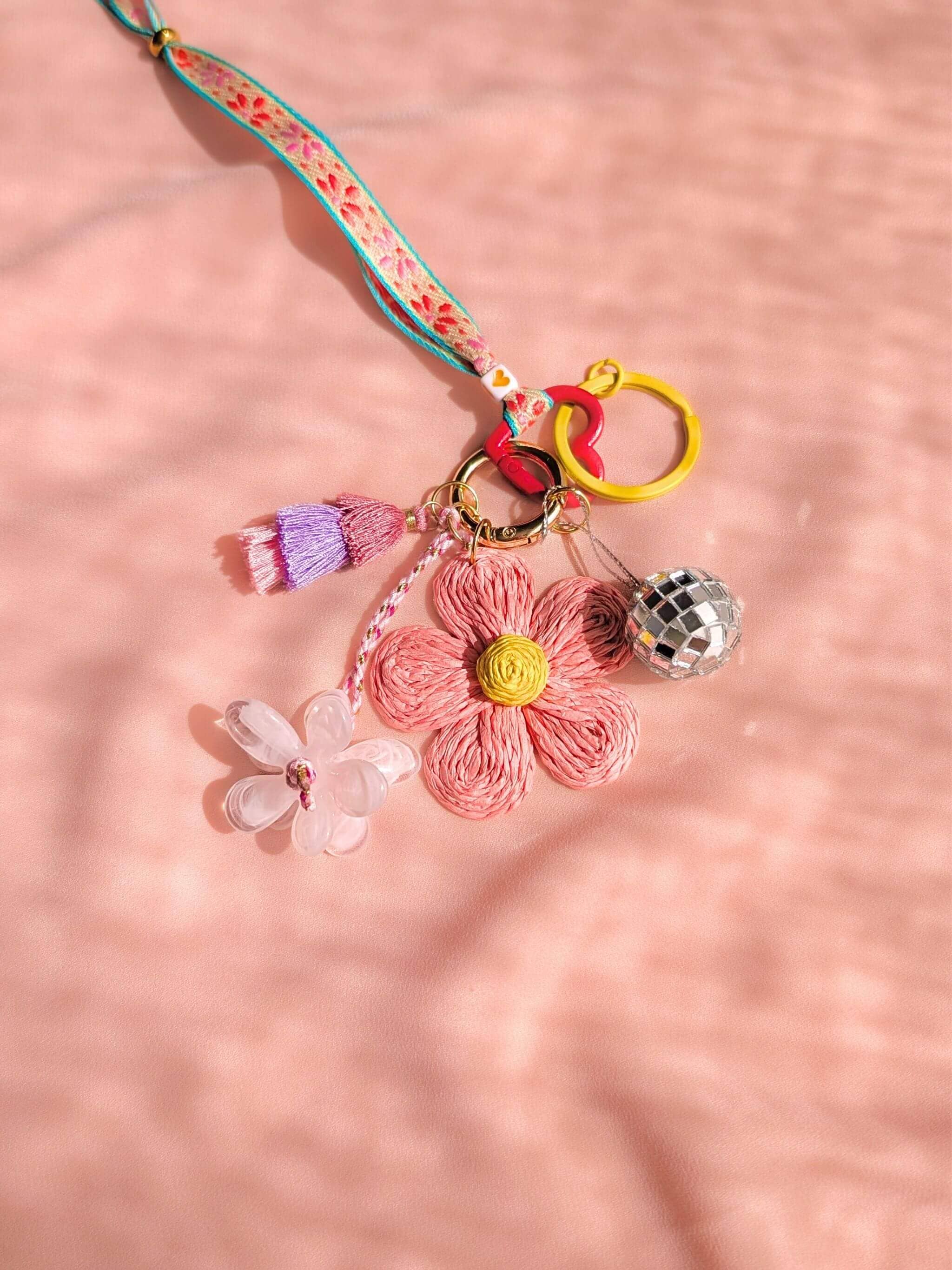 Grigri de sac & porte-clés – BLOOM: Orange
