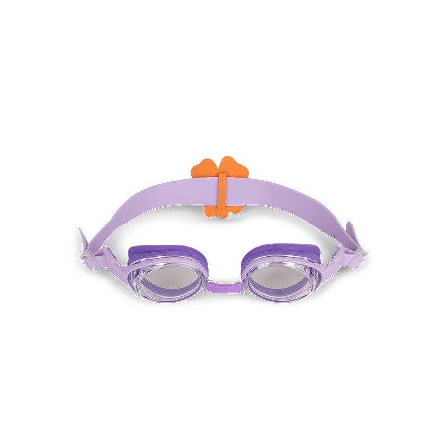 Lunettes de natation - violettes - à motif fleur