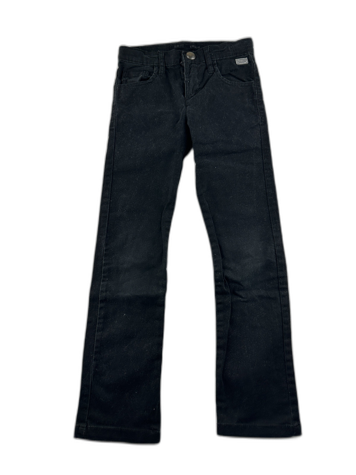Ikks - Jean slim noir uni - taille 6 ans - seconde main