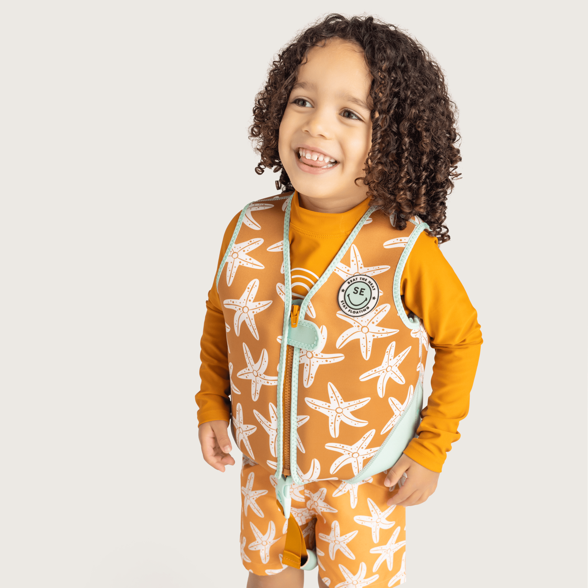 Gilet de natation - Orange - Seastar - 3/6 Ans