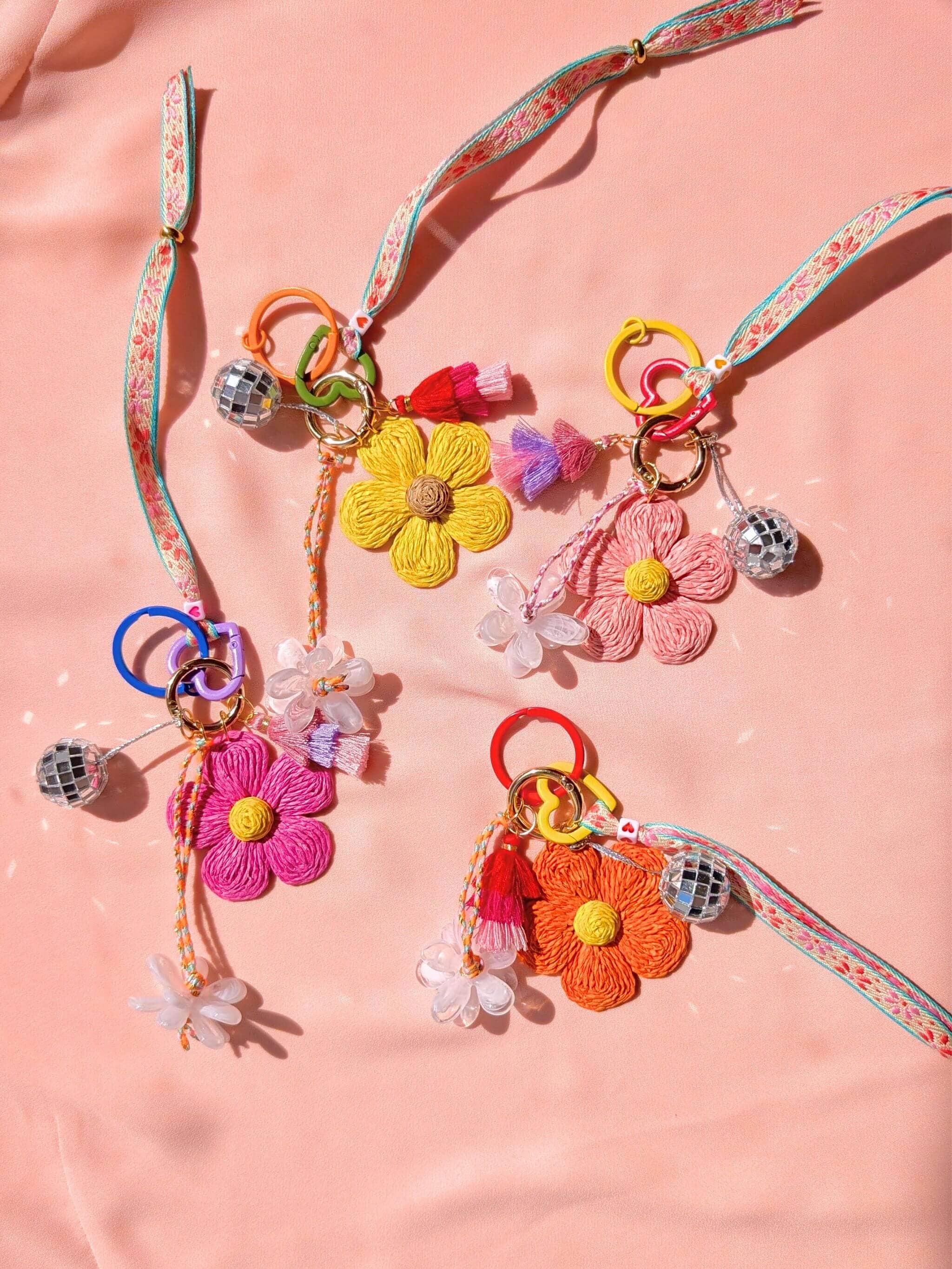 Grigri de sac & porte-clés – BLOOM: Jaune