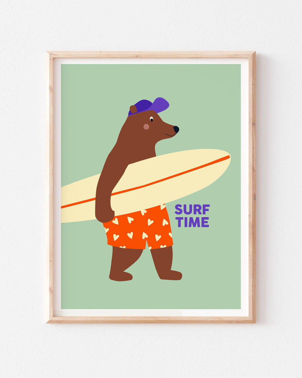 Affiche - Surf time (30 x 40 cm)