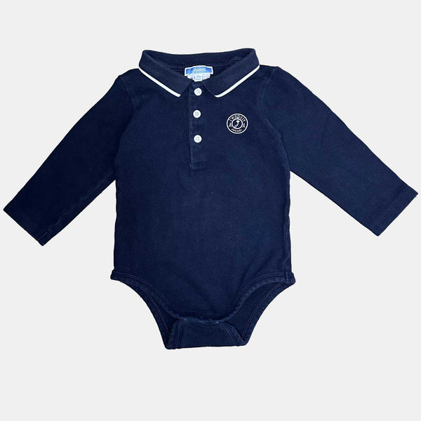 Body manches longues Jacadi coloris bleu marine taille 18 mois