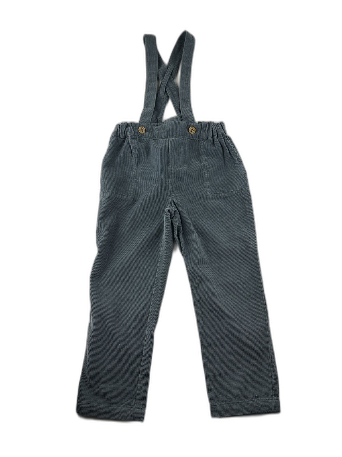 Petite Lucette - Salopette gris - taille 4 ans - seconde main