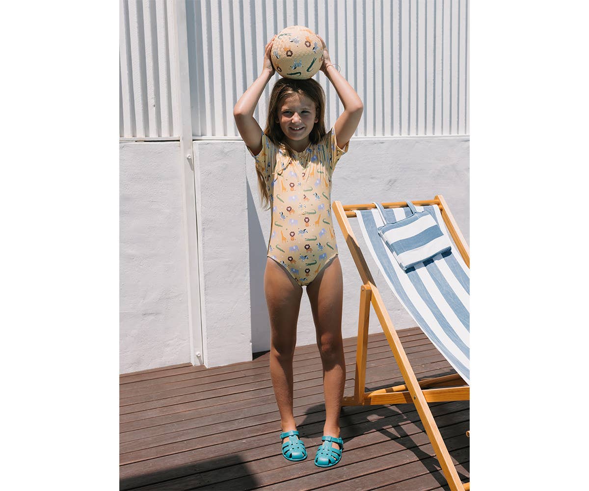 Sandales de plage - enfant - coloris Whale Teal - taille 26