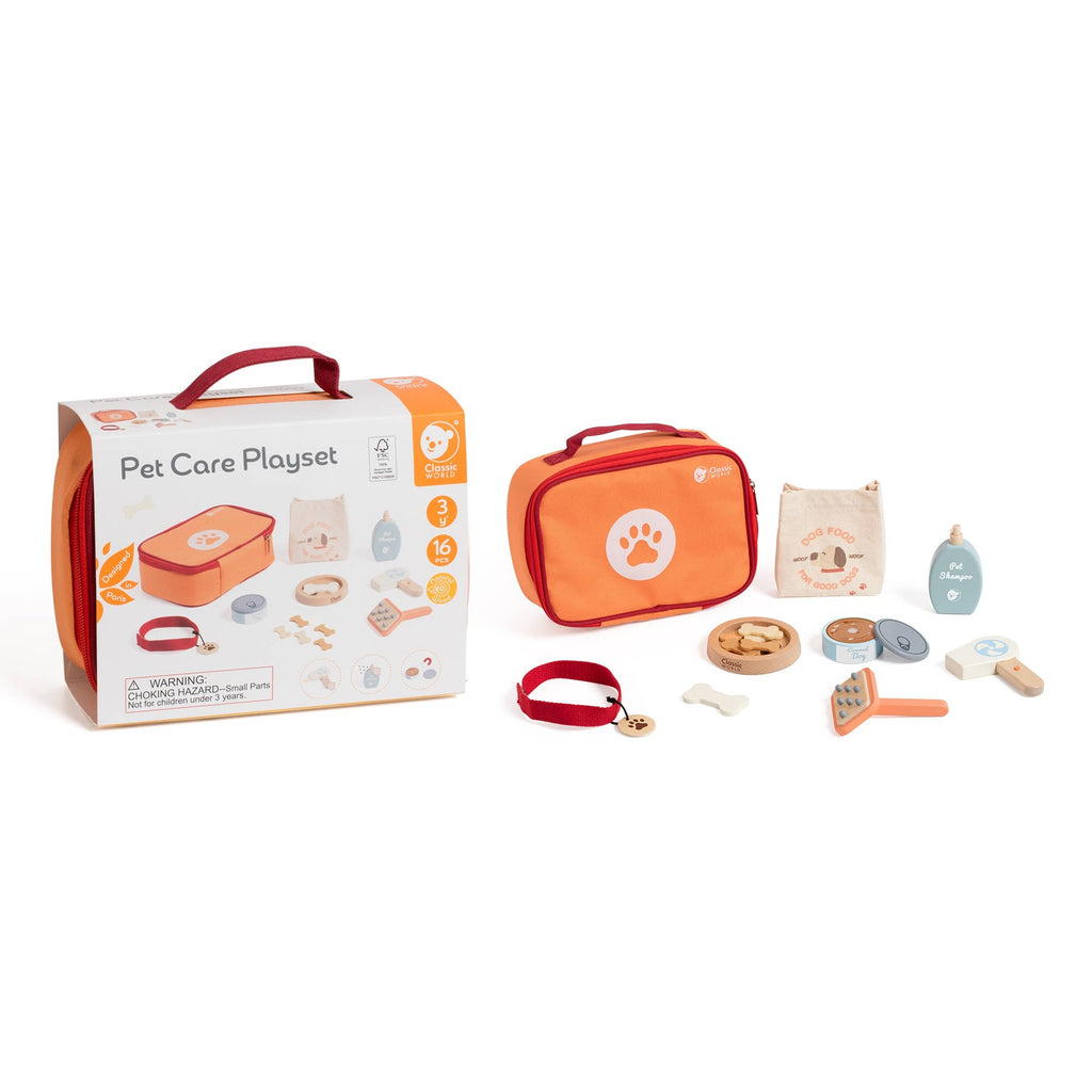 Ensemble de soins pour peluche Classic World: 23x17x8 cm / À partir de 3 ans