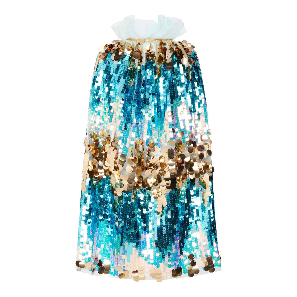Cape de costume Colette — Bleu Aube