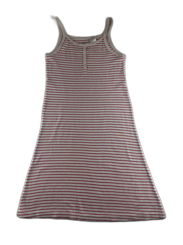 Petit Bateau - Chemise de nuit bretelles rayée - taille 10 ans - seconde main