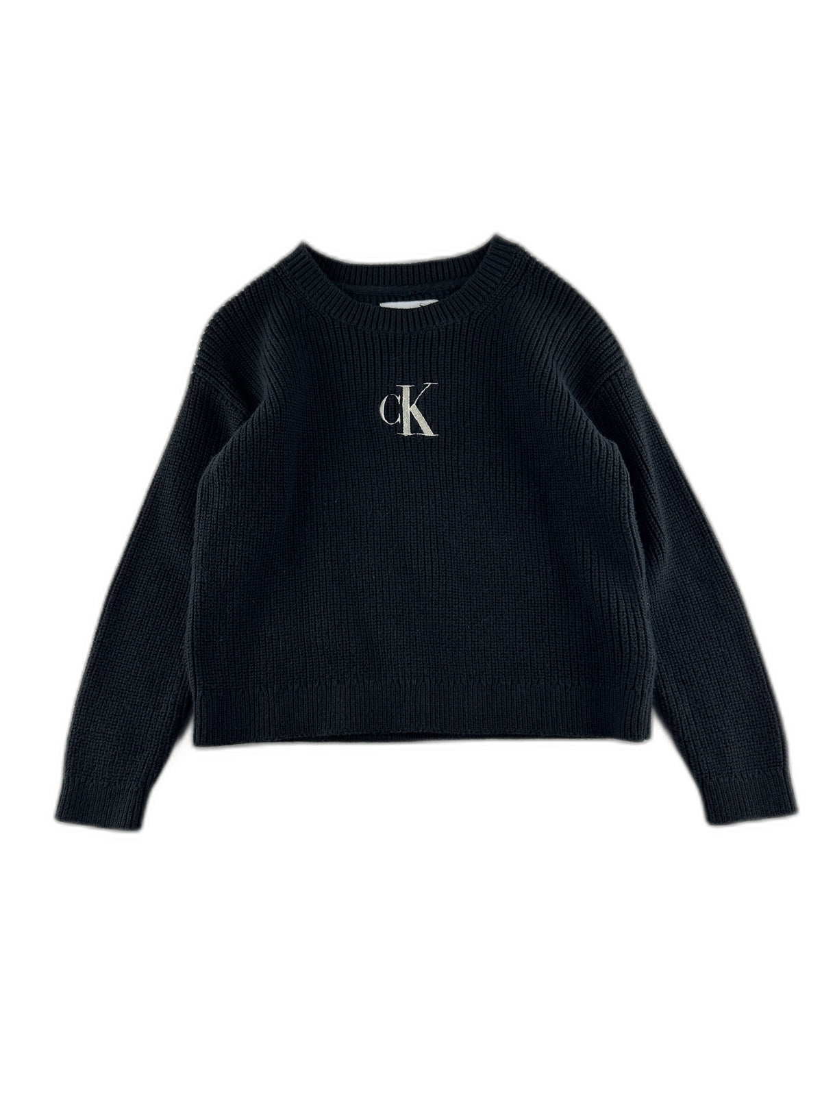 Calvin Klein - Pull noir uni - taille 6 ans - seconde main