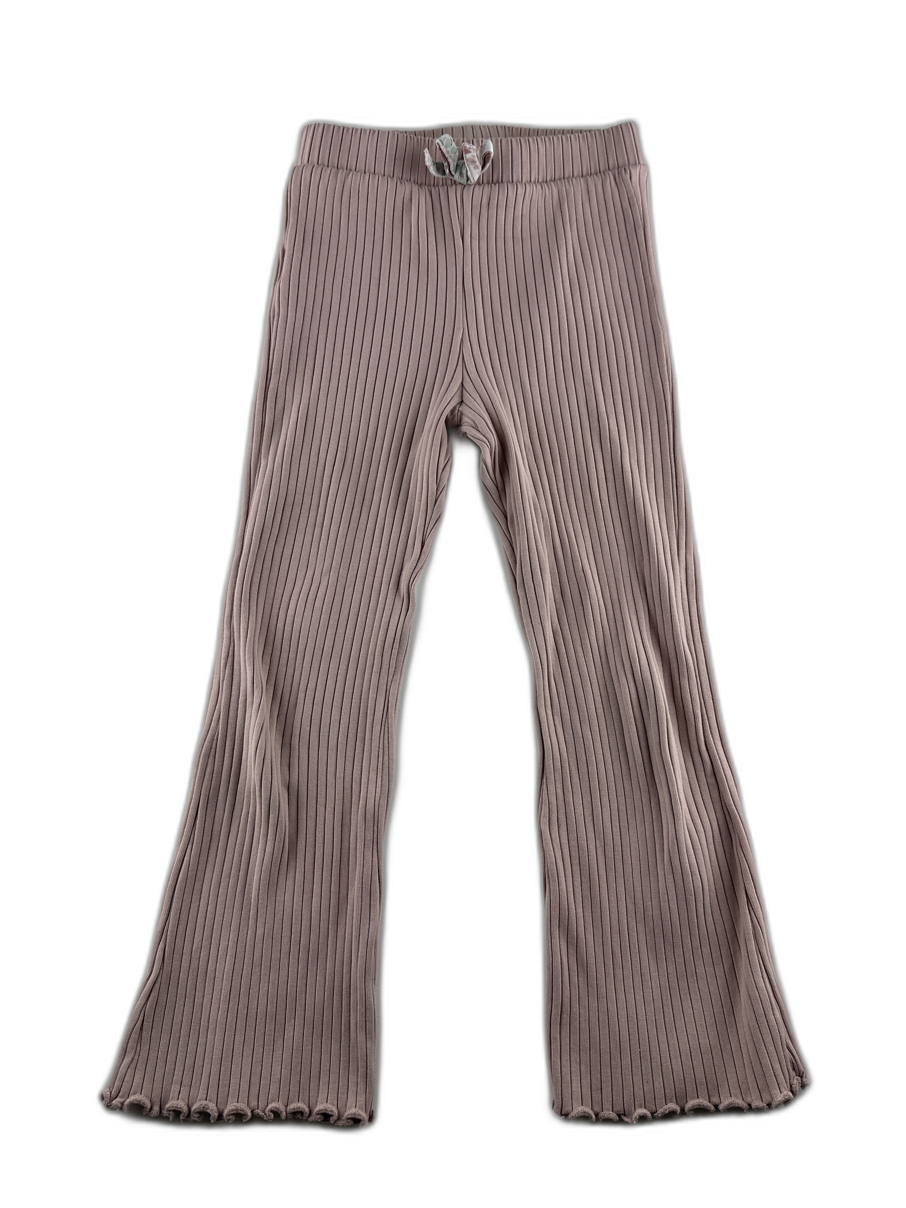 Sergent Major - Pantalon flare côtelé rose a uni - taille 6 ans - seconde main