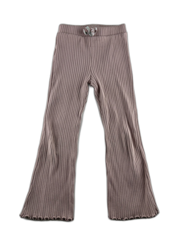 Sergent Major - Pantalon flare côtelé rose a uni - taille 6 ans - seconde main