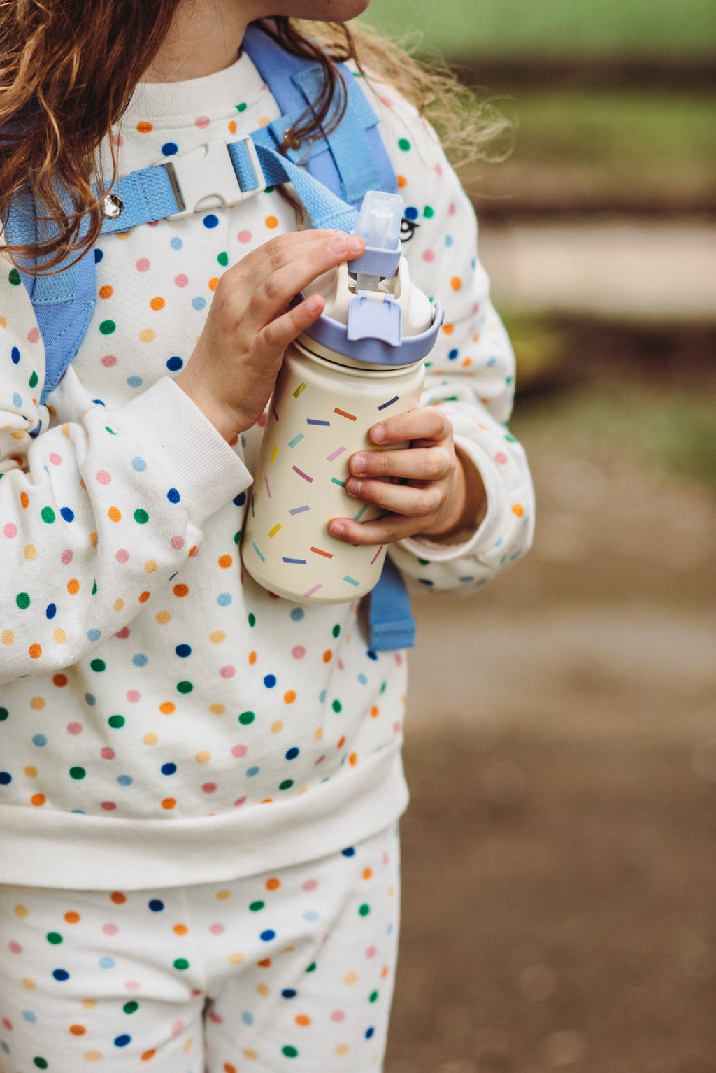 Gourde Isotherme en Acier Inoxydable pour Enfants Confetti