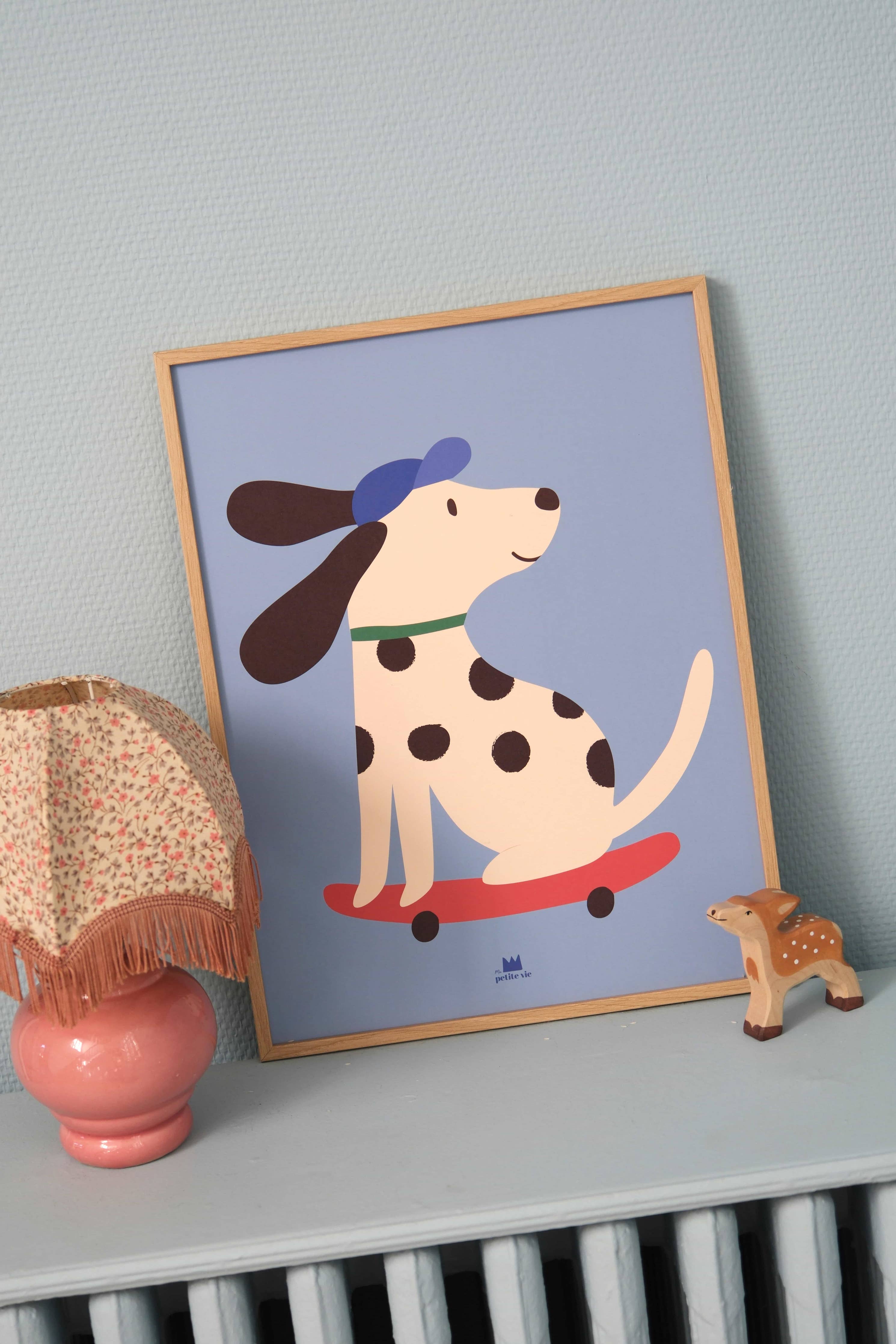Affiche - Dalmatien skate (30 x 40 cm)