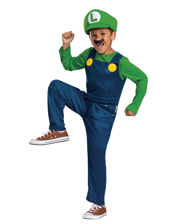Super Mario™ - Costume Luigi Elevated - enfant - 10/12 ans