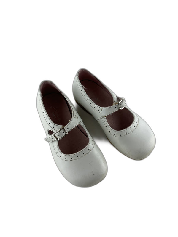 Jacadi - Chaussures Mary Jane blanches  - 24- seconde main