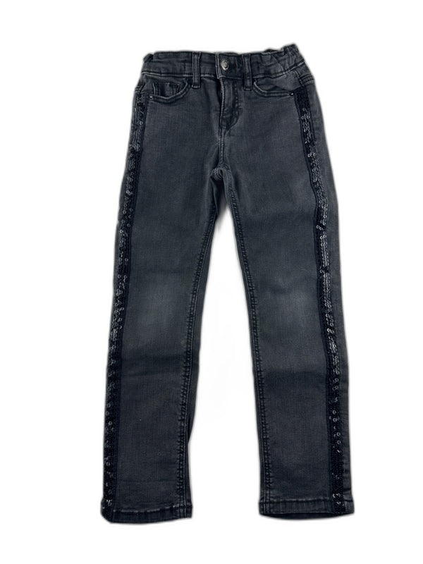 Tape à l'œil - Jean noir a sequins - taille 5 ans / 110 cm - seconde main