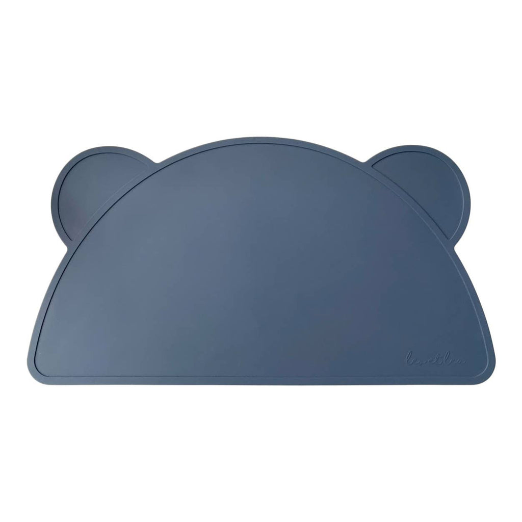 Set de table bébé en silicone ourson beige