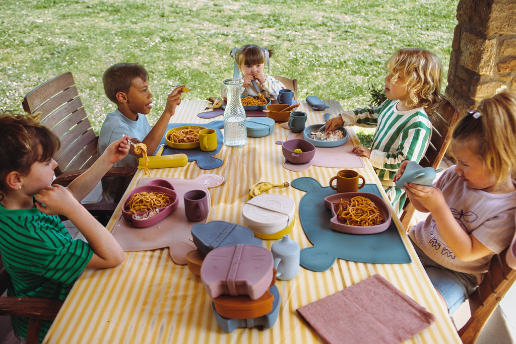 Assiette en silicone avec ventouse - Enfant - coloris Alfie Moutarde -