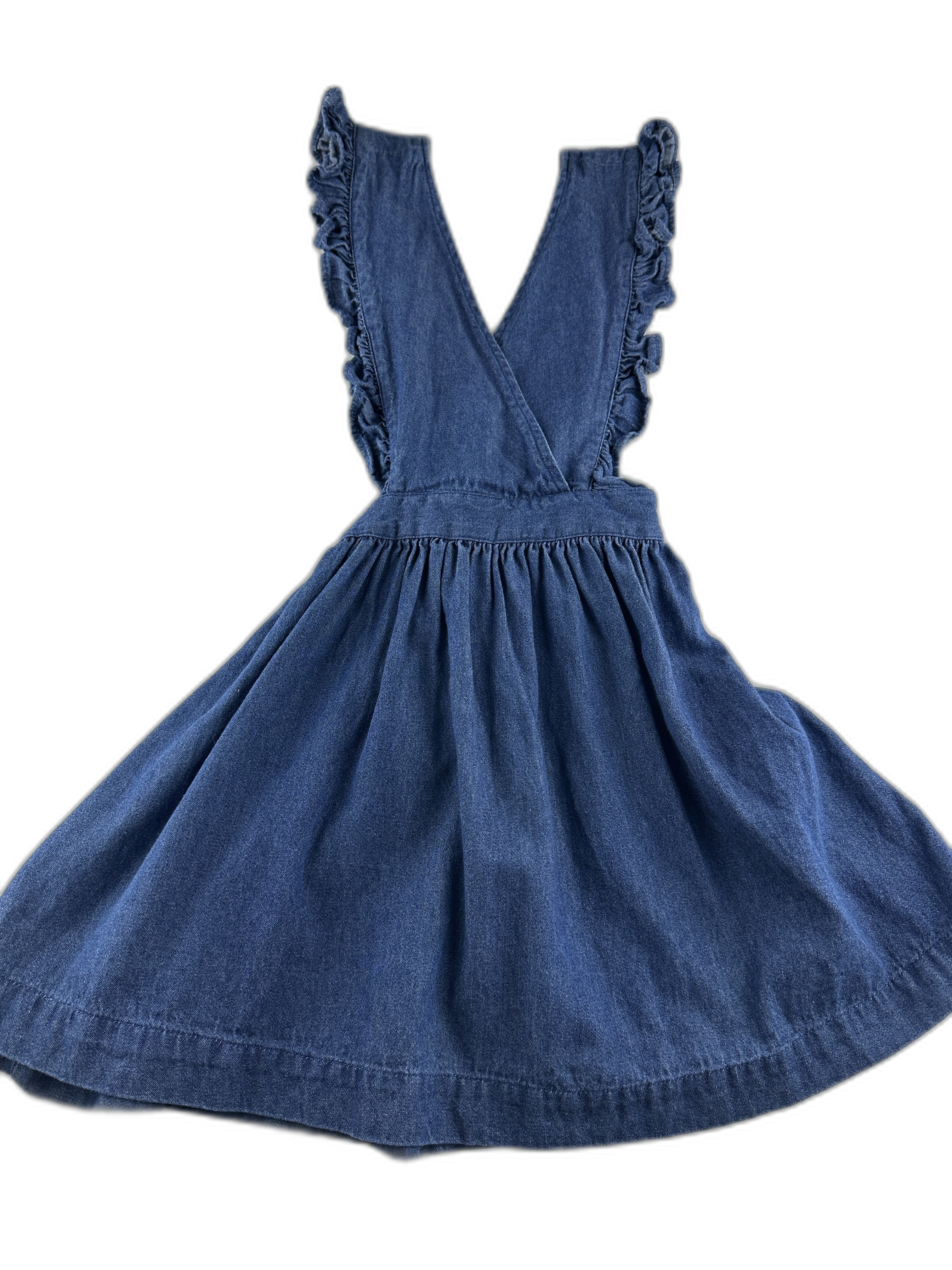 Monoprix kids - Robe chasuble jeans - taille 8 ans - seconde main