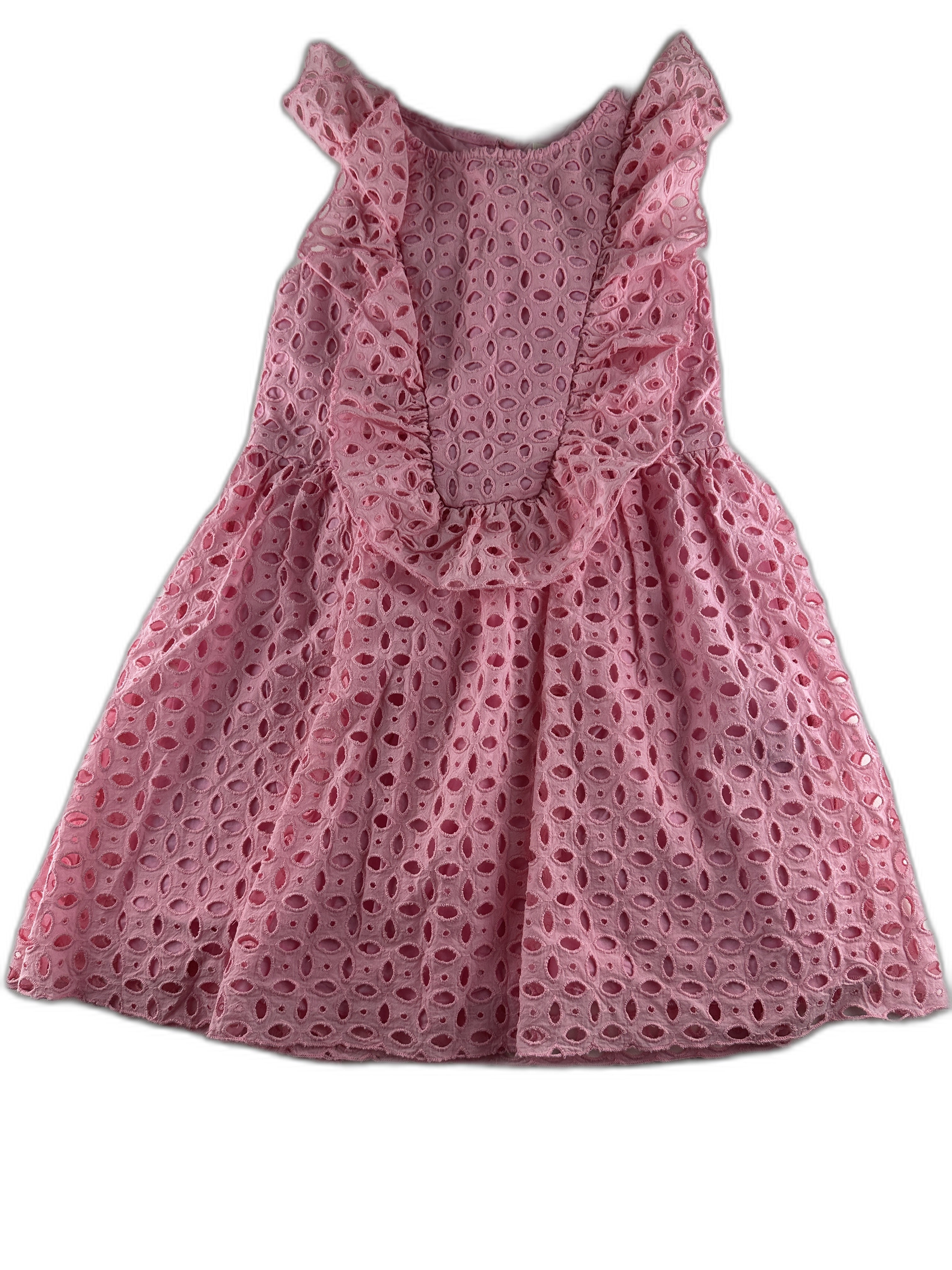 Zara - Robe rose en broderie anglaise - 9 ans - seconde main