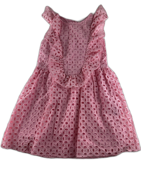 Zara - Robe rose en broderie anglaise - 9 ans - seconde main