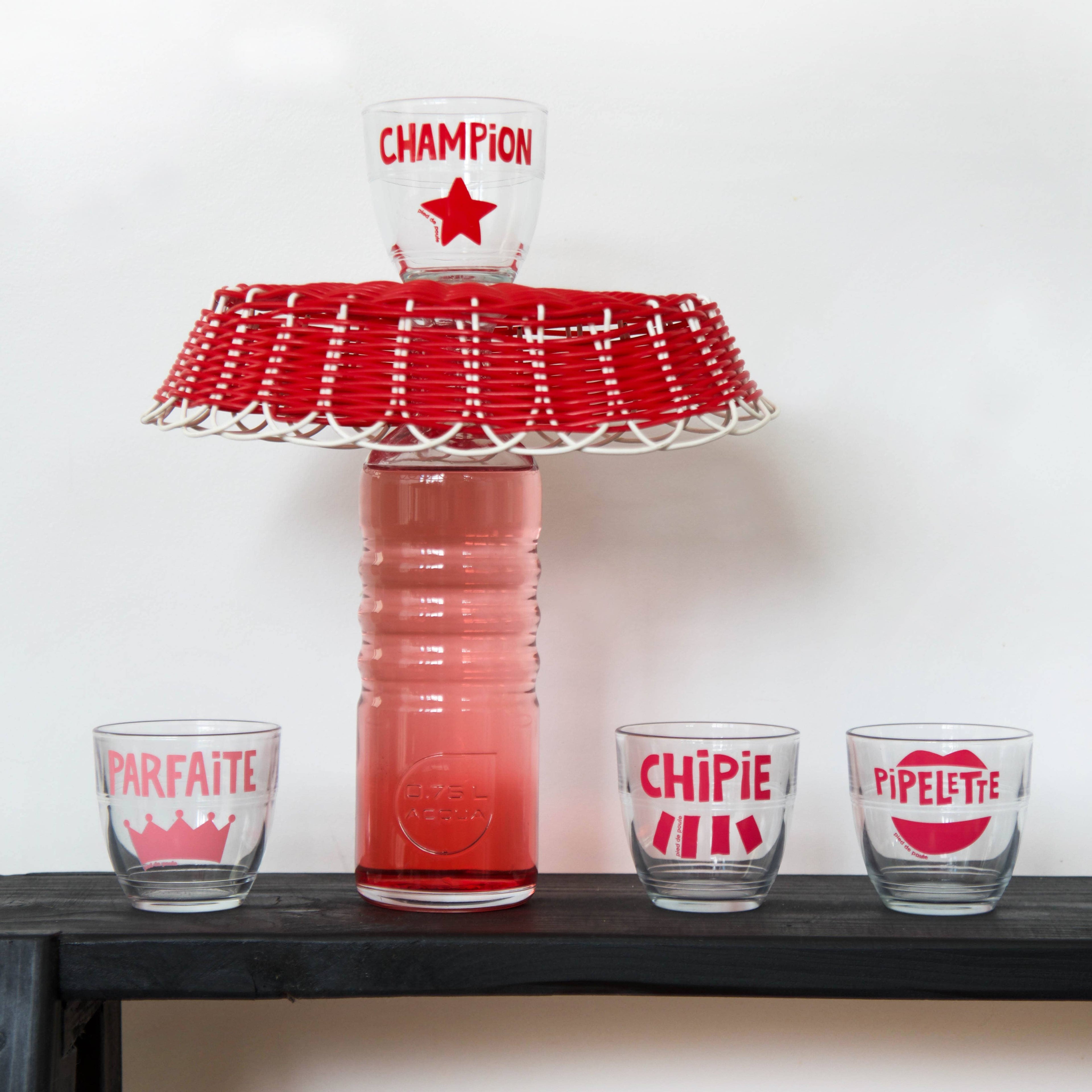 Verre Gigogne Duralex - CHIPIE FUCHIA