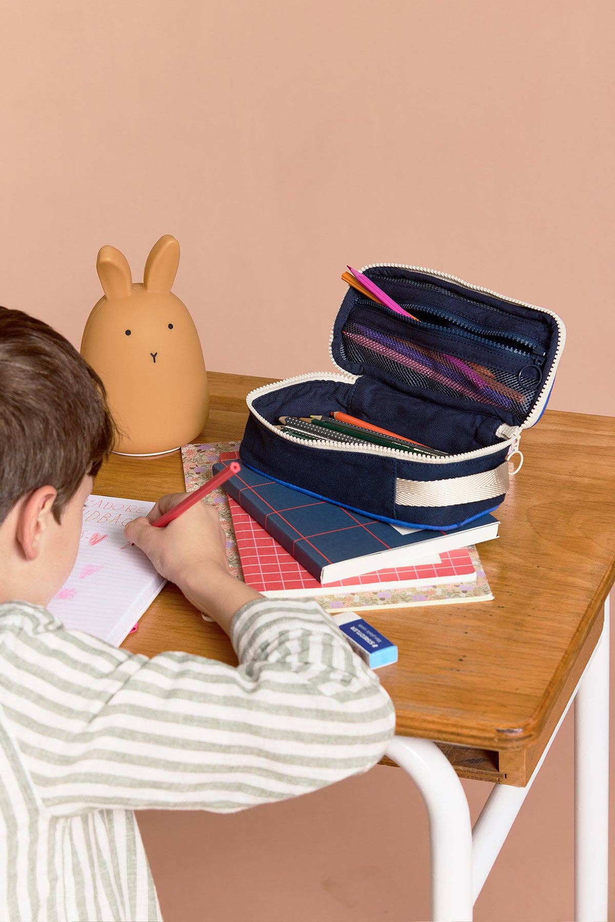 Trousse Max Tricolore Carreaux