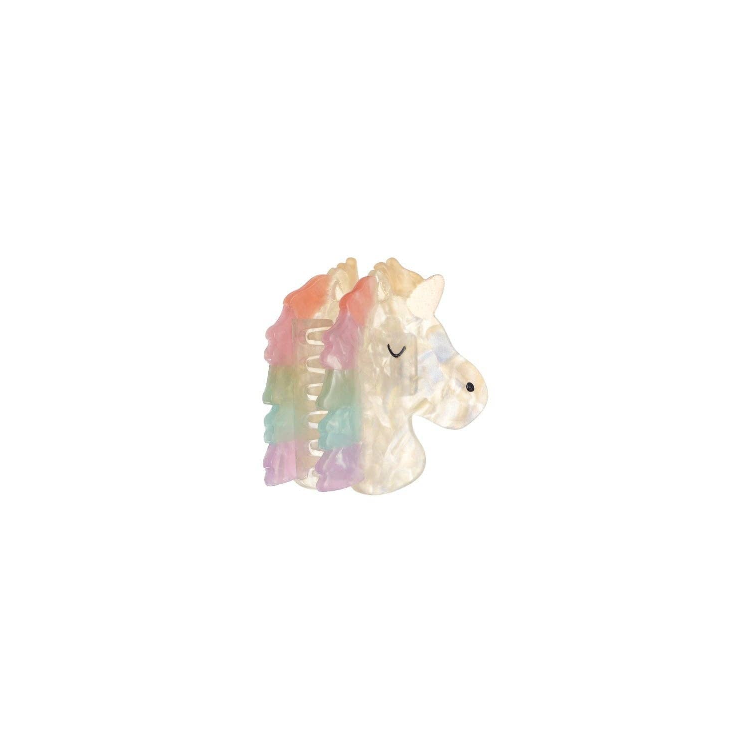 Pince à griffes licorne arc-en-ciel