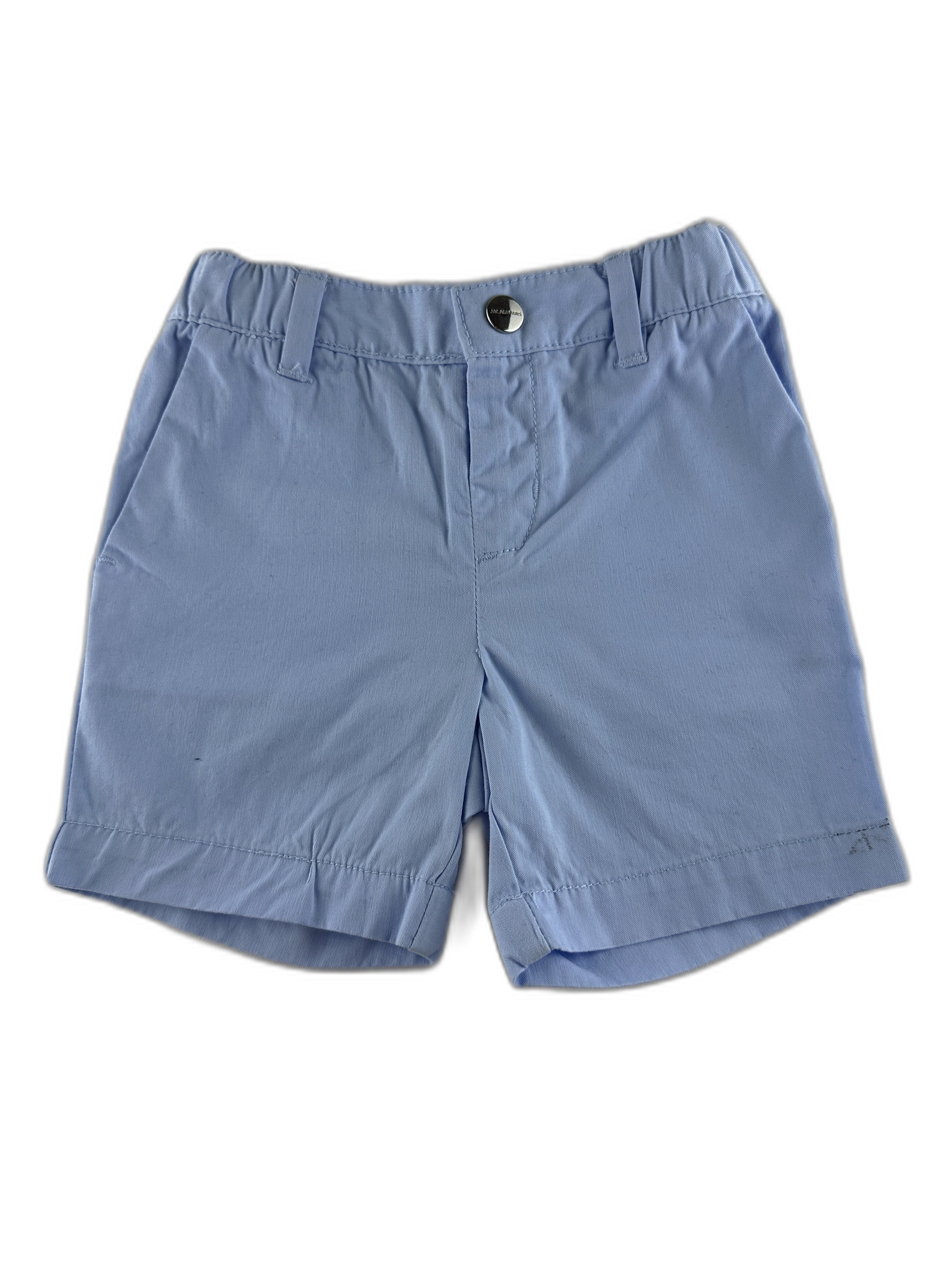 Jacadi - Short chino bleu ciel - taille 12 mois / 74 cm - seconde main