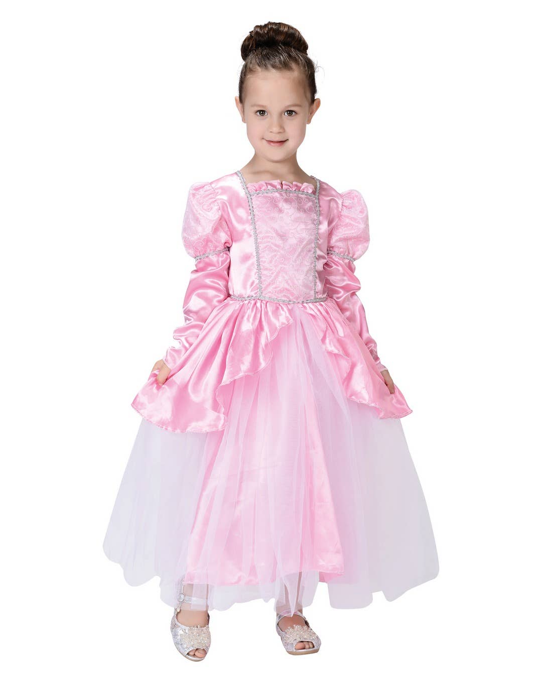 Costume Princesse - Enfant - Rose - 5/6 Ans