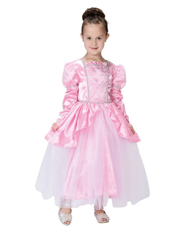 Costume Princesse - Enfant - Rose - 5/6 Ans