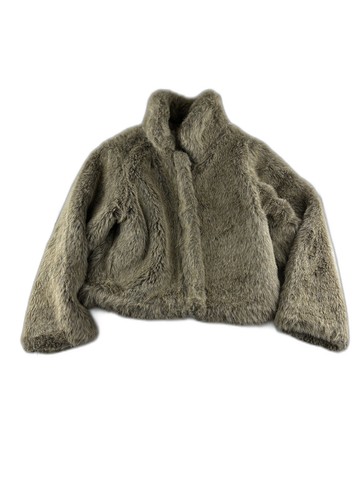 Marese - Veste en fausse fourrure beige - taille 8 ans - seconde main