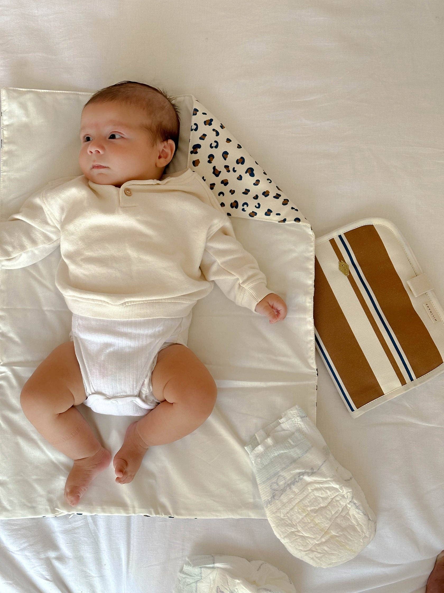 Matelas à langer de voyage - ADAM - Léopard