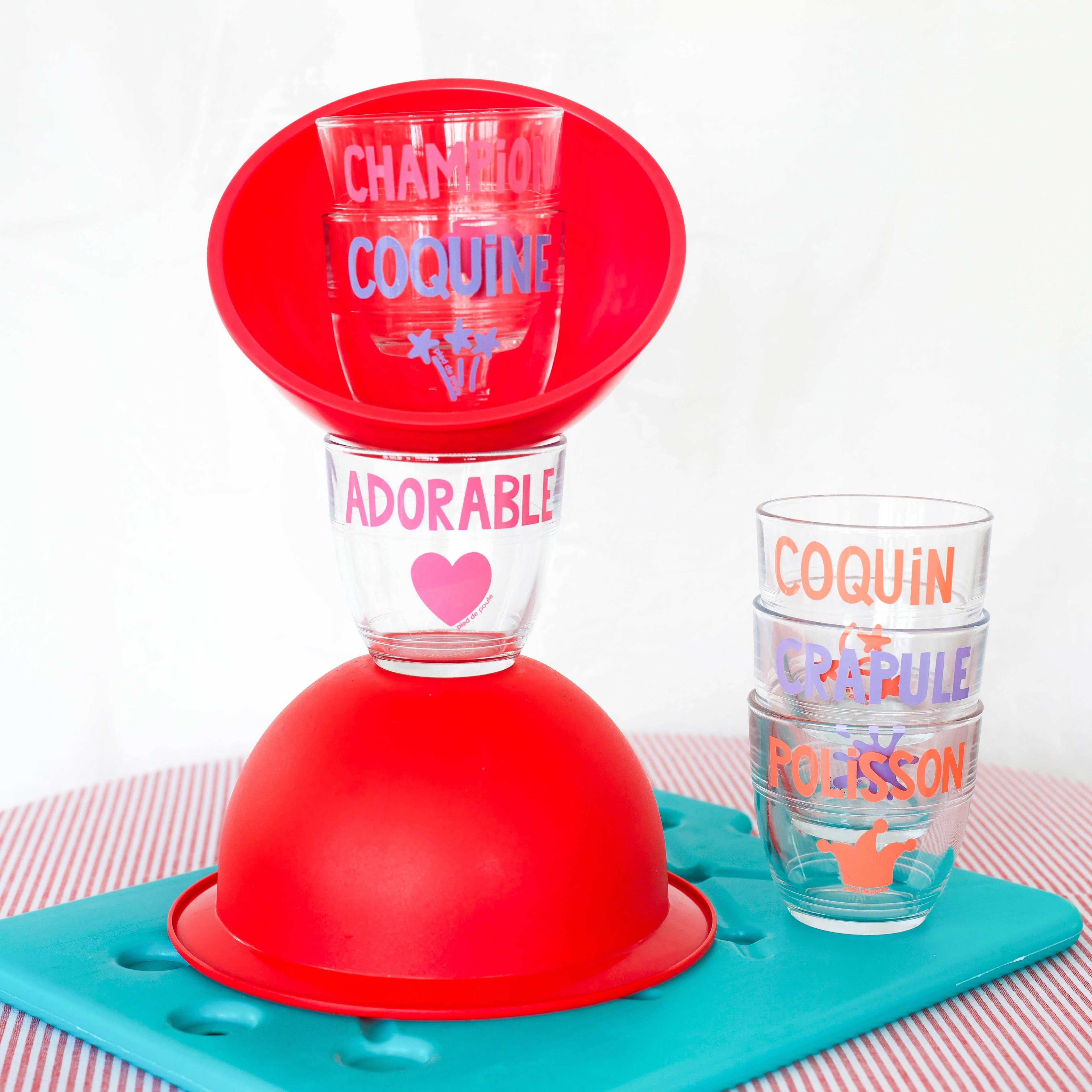 Verre Gigogne Duralex - COQUIN CORAIL