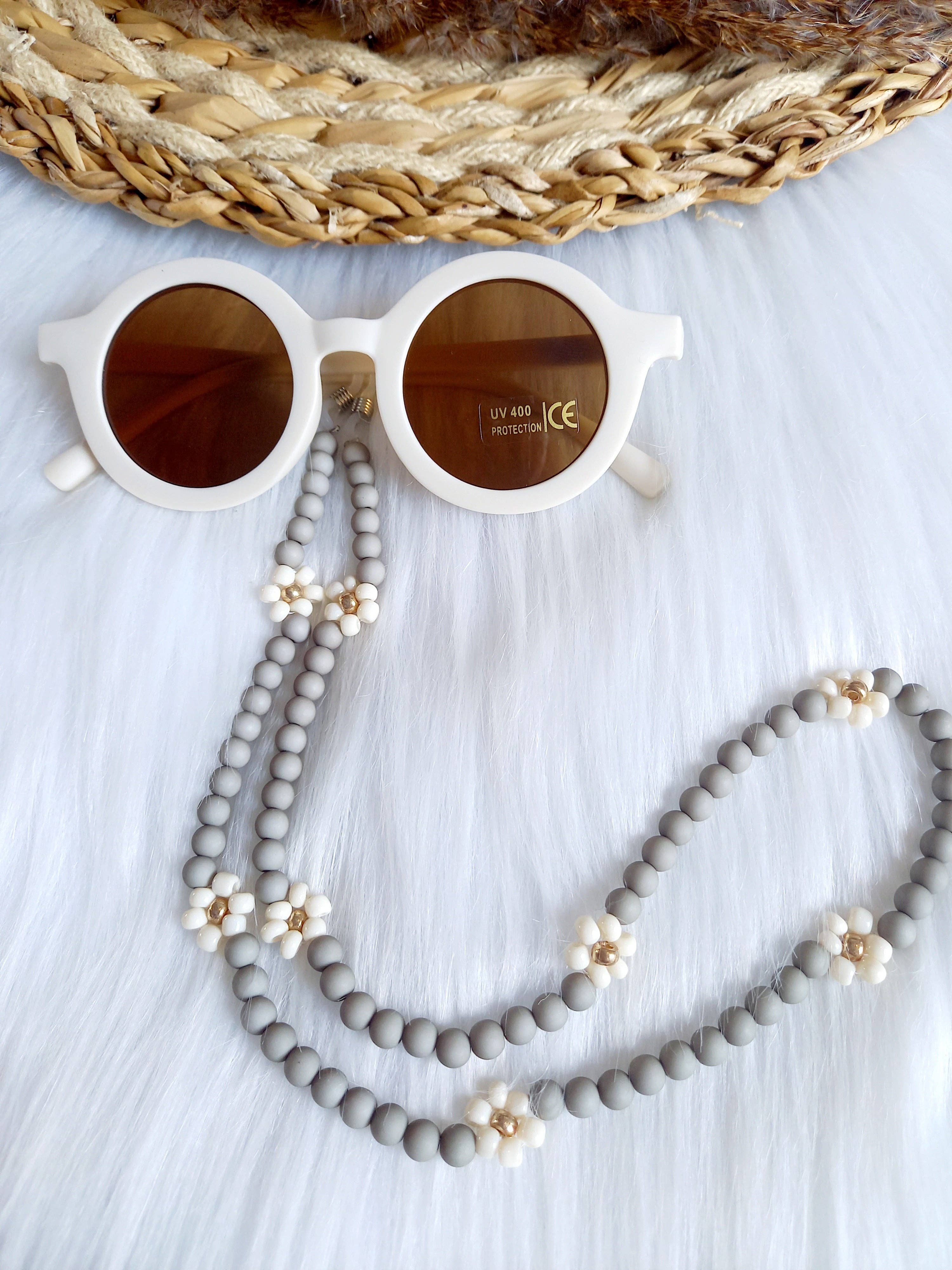 Cordon de lunettes Daisy Basil vert