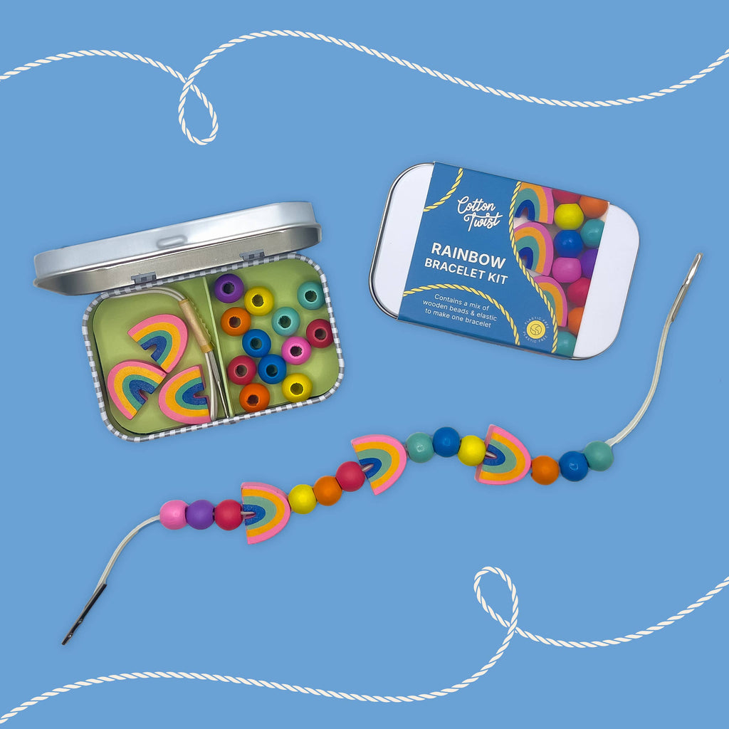 Kit cadeau bracelet arc-en-ciel