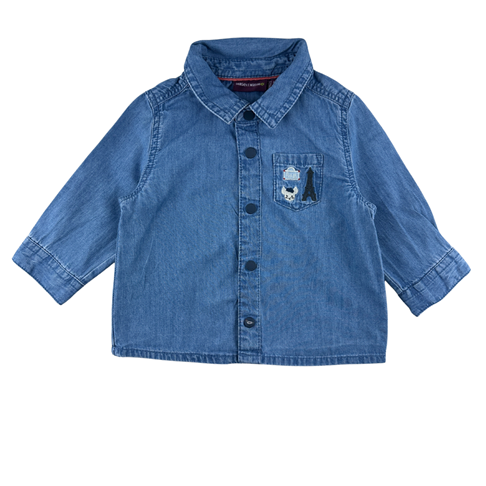 Chemise en denim, 9 mois