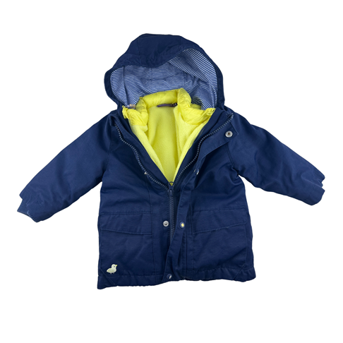 Parka à capuche 2 en 1
