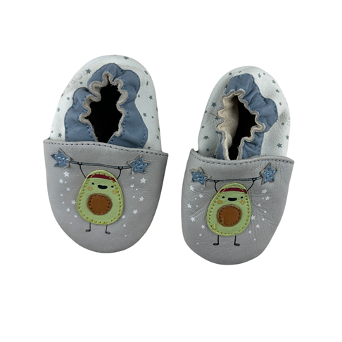 Chaussons souple cuir bébé, de chez Robeez